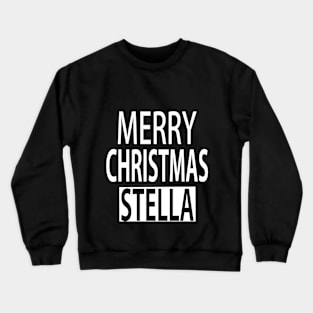 Merry Christmas Stella Crewneck Sweatshirt